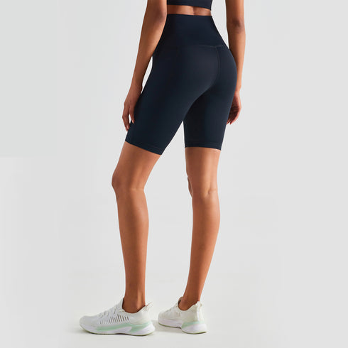 Women's Athletic Gym High Waist Tummy Control Skinny Shorts