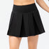Women's Athletic High Waist Pleated Tennis Skirt Lining Shorts