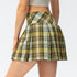 Women's Athletic High Waist Pleated Tennis Skirt Lining Shorts