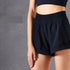 Women's Athletic Mesh Gauze Pocket Running Loose Shorts