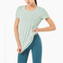 Women's Athletic Quick Dry Short Sleeve Yoga Loose T-Shirt