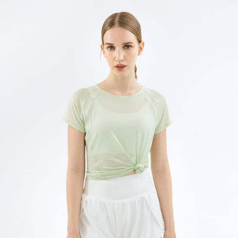 Women's Athletic Quick Dry Short Sleeve Yoga T-Shirts