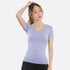 Women's Athletic Quick Dry Short Sleeve Yoga V-neck T-Shirt