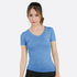 Women's Athletic Quick Dry Short Sleeve Yoga V-neck T-Shirt
