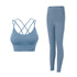 Women's Athletic Running Bra High Waist Yoga Pant Suits
