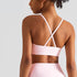 Women's Athletic Running Crisscross Back Sports Bra