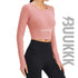 Women's Athletic Running Skinny Sexy Crop Sweatshirts