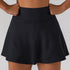 Women's Athletic Safety Skort Tennis Skirt Short Skirt