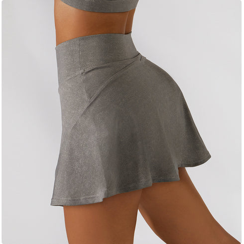 Women's Athletic Safety Skort Tennis Skirt Short Skirt