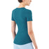 Women's Athletic Short Sleeve Yoga Slim Quick Dry T-Shirt