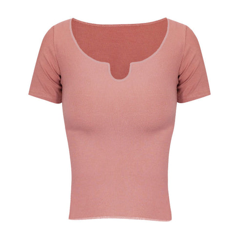 Women's Athletic Short Sleeve Yoga Stretchy T-Shirt