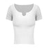 Women's Athletic Short Sleeve Yoga Stretchy T-Shirt