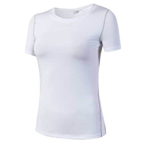 Women's Athletic Short Sleeve Yoga T-Shirt Top