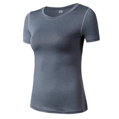 Women's Athletic Short Sleeve Yoga T-Shirt Top