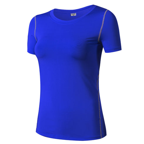 Women's Athletic Short Sleeve Yoga T-Shirt Top