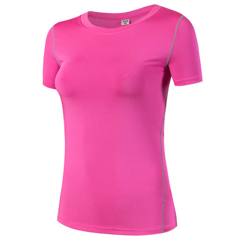 Women's Athletic Short Sleeve Yoga T-Shirt Top
