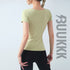 Women's Athletic Skinny Yoga T-Shirt with Bra Pads