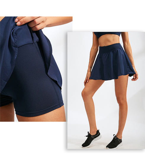 Women's Athletic Skort Tennis Skirt Sport Short Skirt