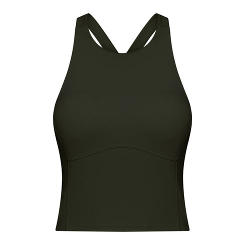Women's Athletic Sports Bras Padded Criss-Cross Yoga Tank