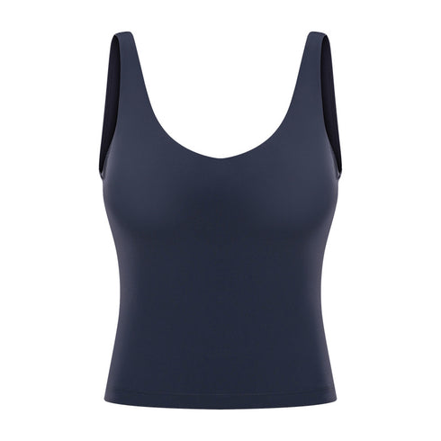 Women's Athletic V-neck Naked feeling Slim Yoga Tank