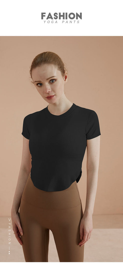 Women's Athletic Yoga Breathable Naked Feeling T-Shirt