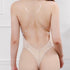 Women's Backless Thong Panty Bodysuits Lace Bra Shapewear