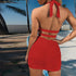 Women's Bandage Sexy Backless Nightclub Dresses