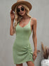 Women's Beach Sexy Bikini Halter Sleeveless Knit Dress
