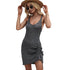 Women's Beach Sexy Bikini Halter Sleeveless Knit Dress