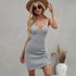 Women's Beach Sexy Bikini Halter Sleeveless Knit Dress