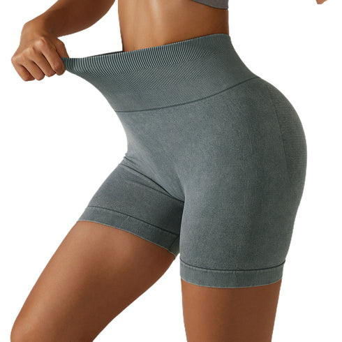 Women's Bodybuilding High Waist Skinny Stretchy Yoga Shorts