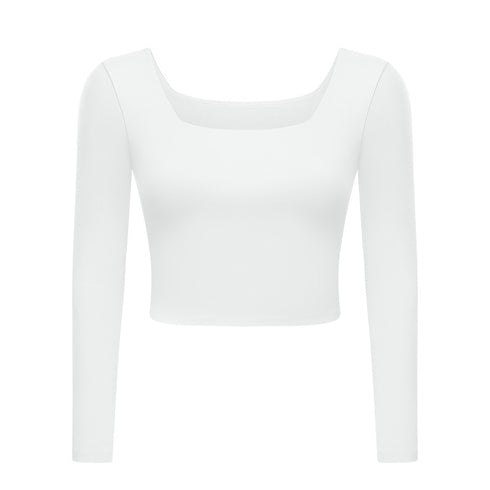 Women's Bodybuilding Sport Stretchy Sweatshirts with Bra Pads