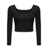Women's Bodybuilding Sport Stretchy Sweatshirts with Bra Pads