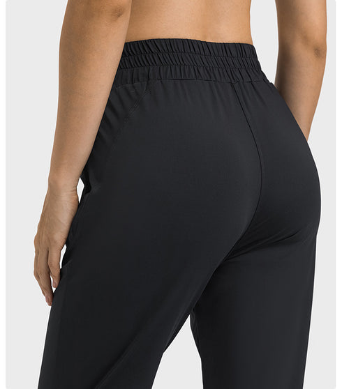 Women's Bodybuilding Training Running Loose Pant with Pockets