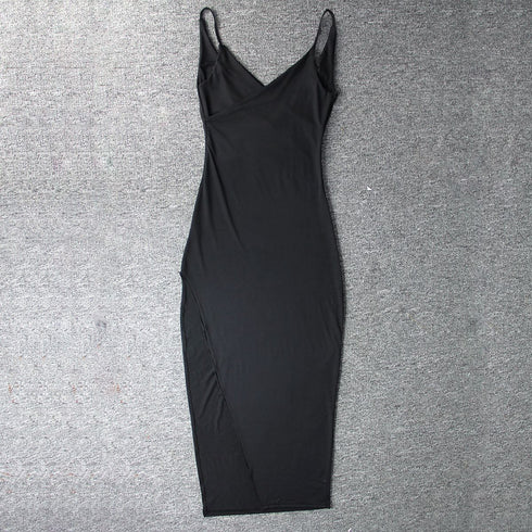 Women's Bodycon Spaghetti Strap Maxi Long Dress
