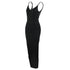 Women's Bodycon Spaghetti Strap Maxi Long Dress