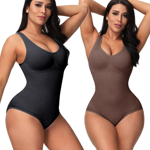Women's Seamless Bodysuit Full Body Shapewear Tummy Control