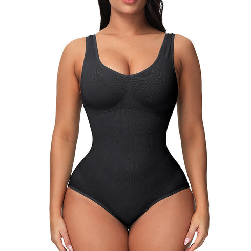 Women's Seamless Bodysuit Full Body Shapewear Tummy Control