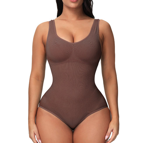 Women's Seamless Bodysuit Full Body Shapewear Tummy Control