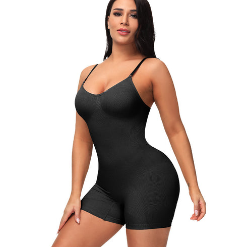 Women’s Bodysuit Scoop Neck Tank Tops Seamless Full Body Shaper