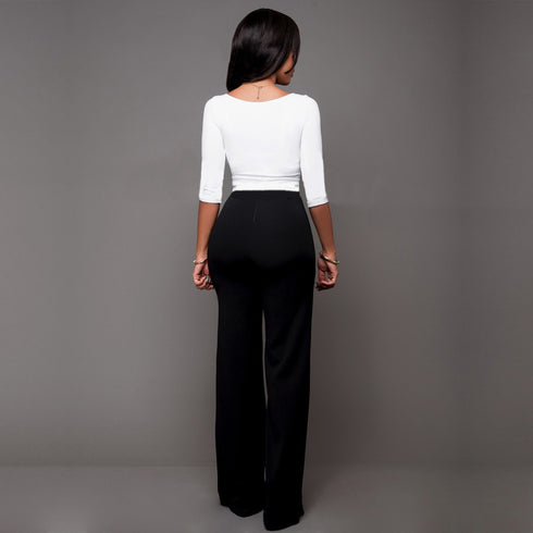 Women's Bootcut High Waist Wide Straight Leg Pants