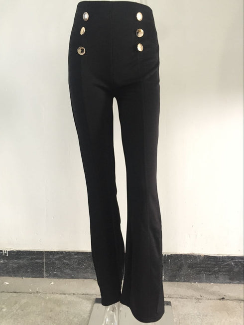 Women's Bootcut High Waist Wide Straight Leg Pants