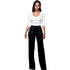 Women's Bootcut High Waist Wide Straight Leg Pants