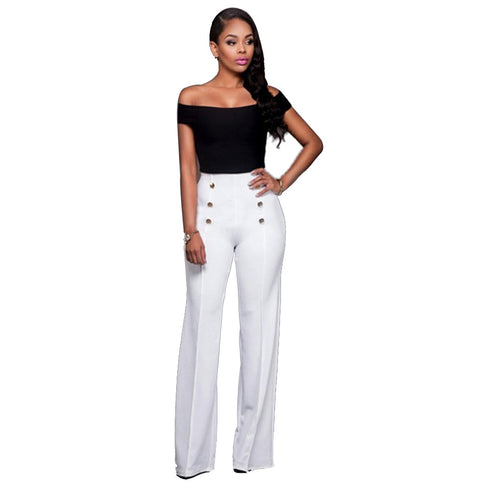 Women's Bootcut High Waist Wide Straight Leg Pants