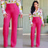 Women's Bootcut High Waist Wide Straight Leg Pants