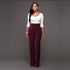 Women's Bootcut High Waist Wide Straight Leg Pants