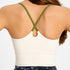 Women's Bra Pads Yoga Fitness Stylish Simple Crop Tank