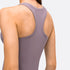Women's Breathable Athletic Yoga Skinny Tank with Bra Pads
