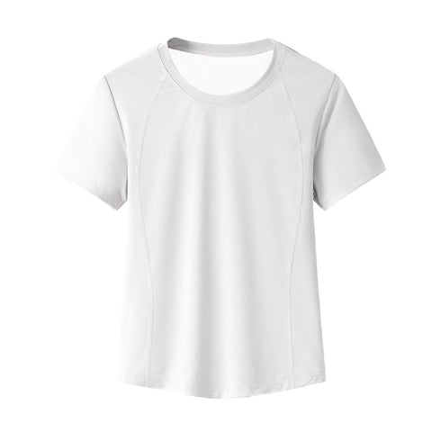 Women's Breathable Casual Loose Short Sleeve Yoga T-Shirt