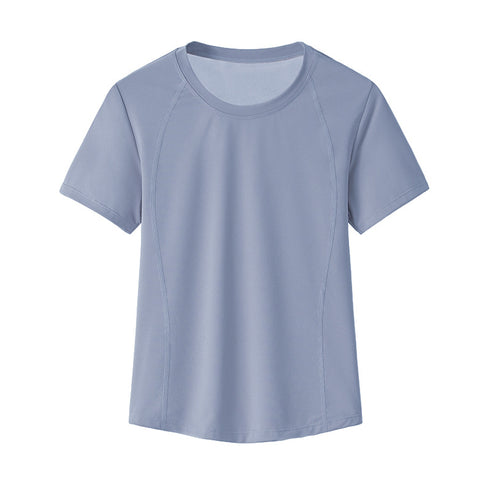 Women's Breathable Casual Loose Short Sleeve Yoga T-Shirt